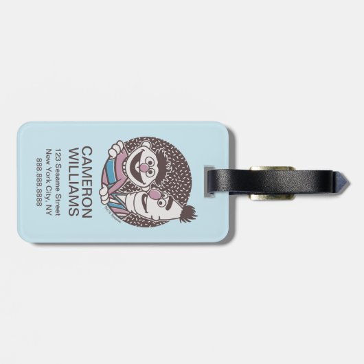 Bert & Ernie | Bros Bagagelabel (Achterkant horizontaal)