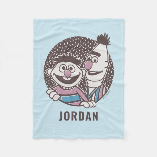 Bert & Ernie | Bros Fleece Deken (Voorkant)