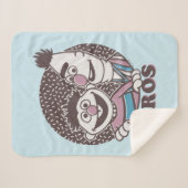 Bert & Ernie | Bros Sherpa Deken (Voorkant (horizontaal))