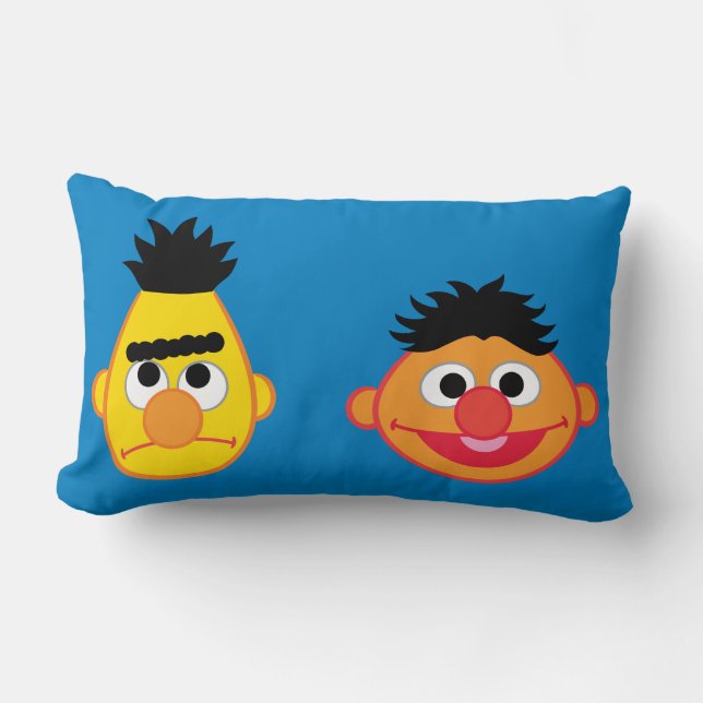 Bert & Ernie Emojis Kussen (Voorkant)