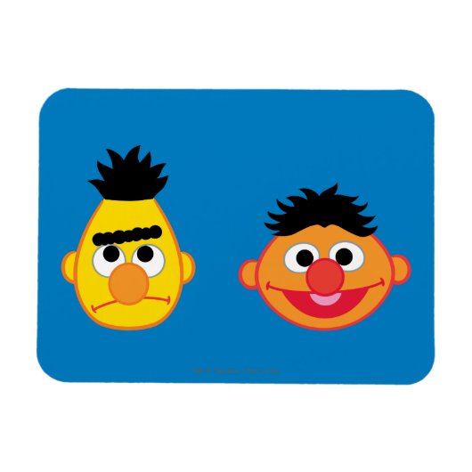 Bert & Ernie-emoji's Magneet (Horizontaal)