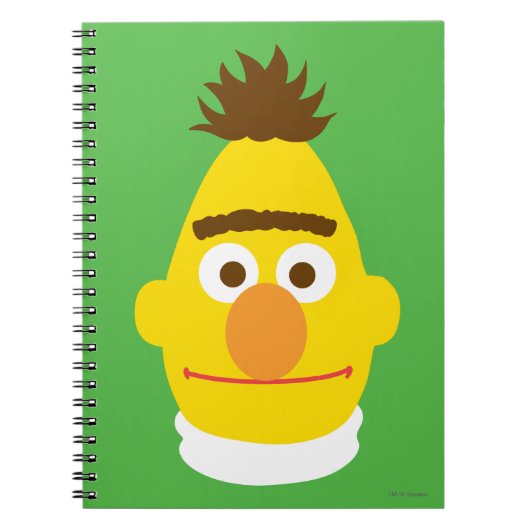 Bert gezicht notitieboek (Voorkant)