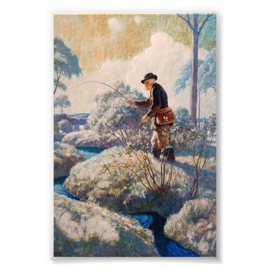 Bert McCorrison door Newell Convers Wyeth Foto Afdruk (Voorkant)