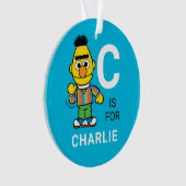 Bert | Nom personnalisé avec ornement photo (devant)