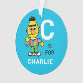 Bert | Nom personnalisé avec ornement photo (devant)