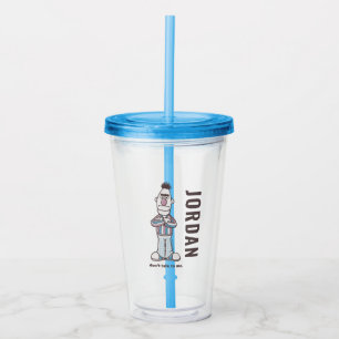 Bert Praat niet met mij Acryl Drinkbeker