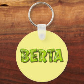 Berta Name Kiwi Design Porte-clés (Recto)