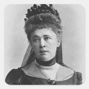 Berta Von Suttner Vierkante Sticker