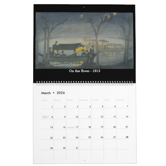 Bertha Boynton Lum Calendar Kalender (Mar 2026)
