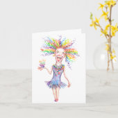 Bertha Verjaardag Brede - de Kaart van de Nota - (Gele Bloem)