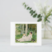 Berthe Morisot #100 - Kunst Briefkaart (Staand voorkant)