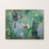 Berthe Morisot - Aan de rand van een meer Legpuzzel (Horizontaal)