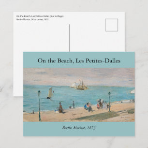 Berthe Morisot - Aan het strand, Les Petites-Dalle Briefkaart