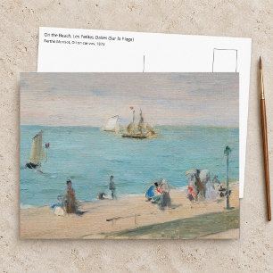Berthe Morisot - Aan het strand, Les Petites-Dalle Briefkaart