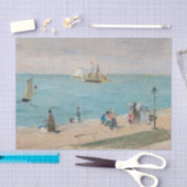 Berthe Morisot - Aan het strand, Les Petites-Dalle Tissuepapier (Craft)