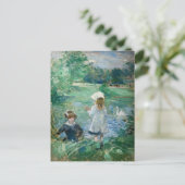 Berthe Morisot - Beside a Lake Briefkaart (Staand voorkant)