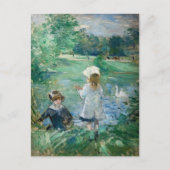Berthe Morisot - Beside a Lake Briefkaart (Voorkant)