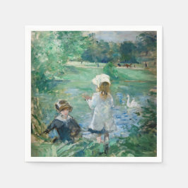 Berthe Morisot - Beside a Lake Servet