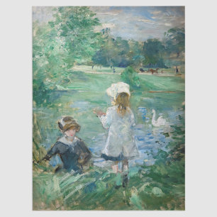 Berthe Morisot - Beside a Lake Tissuepapier
