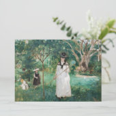 Berthe Morisot - De Butterfly Hunt Bedankkaart (Staand voorkant)
