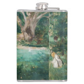 Berthe Morisot - De Butterfly Hunt Heupfles (Achterkant)