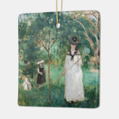 Berthe Morisot - De Butterfly Hunt Keramisch Ornament (Links)