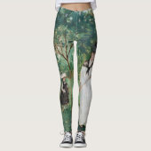 Berthe Morisot - De Butterfly Hunt Leggings (Voorkant)