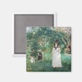 Berthe Morisot - De Butterfly Hunt Magneet (Voorkant / Achterkant)