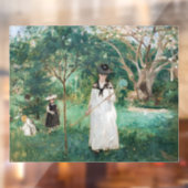 Berthe Morisot - De Butterfly Hunt Raamsticker (Vel 2)