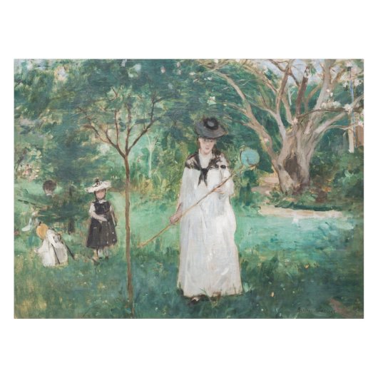 Berthe Morisot - De Butterfly Hunt Tafelkleed (Voorkant (Horizontaal))