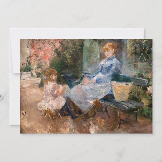 Berthe Morisot - De Fable Bedankkaart (Voorkant)