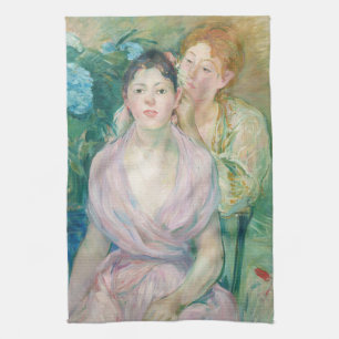 Berthe Morisot - De Horstensia / De twee zussen Theedoek