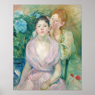 Berthe Morisot - De Hortensia / De Twee Zusters Poster