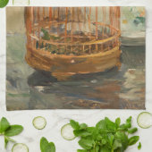 Berthe Morisot - De kooi Theedoek (Gevouwen)