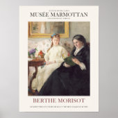 Berthe Morisot De moeder en zus van de kunstenaar Poster (Voorkant)