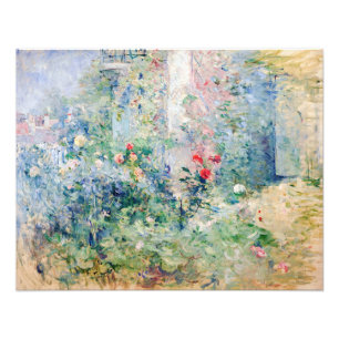 Berthe Morisot - De tuin bij Bougival Foto Afdruk