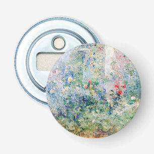 Berthe Morisot - De tuin in Bougival Button Flesopener