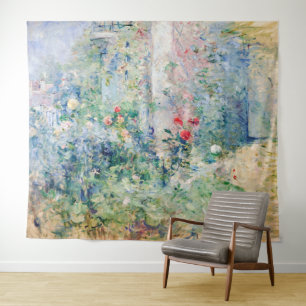 Berthe Morisot - De tuin in Bougival Wandkleed