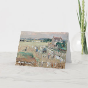 Berthe Morisot - De was ophangen om te drogen Kaart