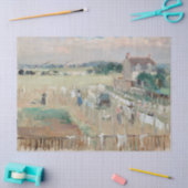 Berthe Morisot - De was ophangen om te drogen Tissuepapier (Craft)