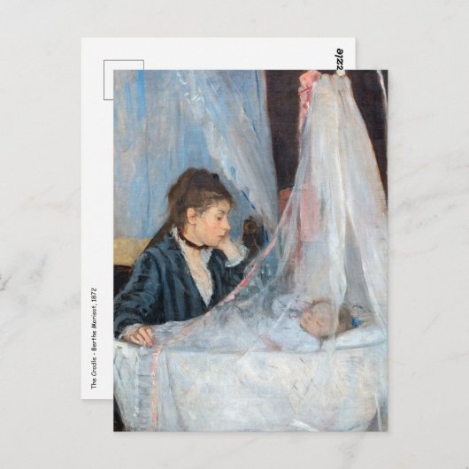 Berthe Morisot - De wieg Briefkaart (Voorkant / Achterkant)