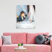 Berthe Morisot - De Wieg Canvas Afdruk (Insitu (Woonkamer))