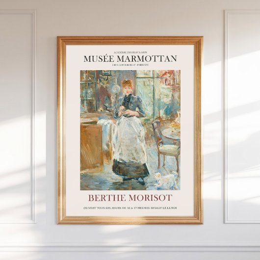 Berthe Morisot Dining Room 1886 Exhibition Art Poster