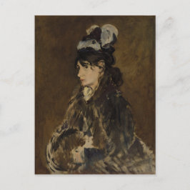 Berthe Morisot - Edouard Manet, olieverf Briefkaart