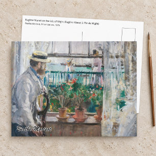 Berthe Morisot - Eugene Manet op het eiland Wight Briefkaart