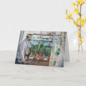 Berthe Morisot - Eugene Manet op het eiland Wight Kaart (Gele Bloem)