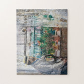 Berthe Morisot - Eugene Manet op het eiland Wight Legpuzzel (Verticaal)