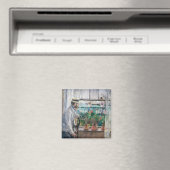 Berthe Morisot - Eugene Manet op het eiland Wight Magneet (Insitu (Vaatwasser))