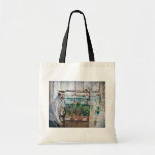 Berthe Morisot - Eugene Manet op het eiland Wight Tote Bag