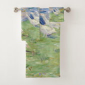 Berthe Morisot - Fille en bateau avec oie (En situation)